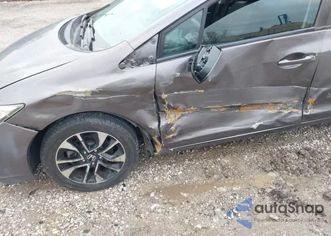 2014 Honda Civic Ex z USA, uszkodzony, nr VIN 19XFB2F86EE209173